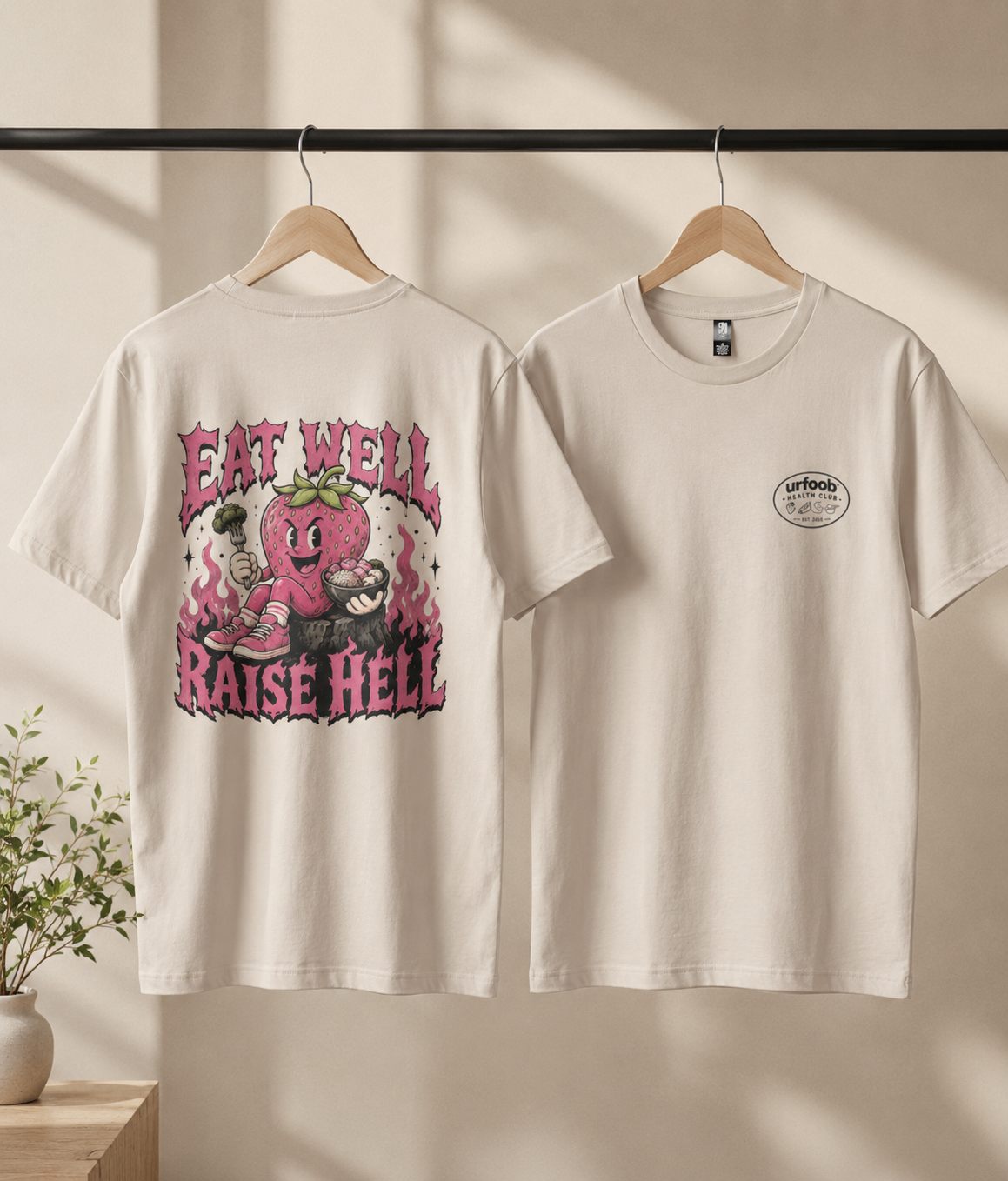 urfoob Health Club EAT Tee