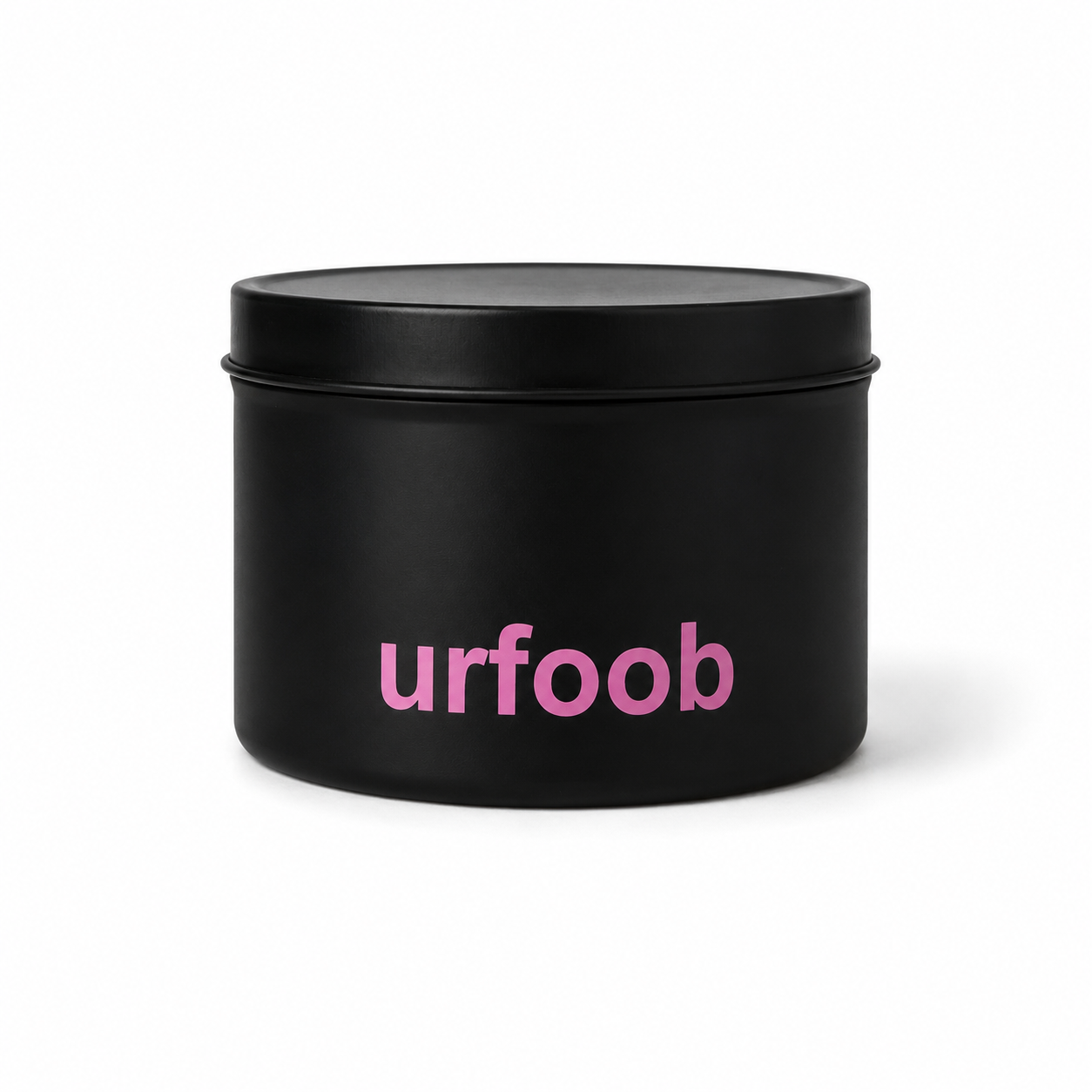 urfoob Matte Black Storage Tin 250ml