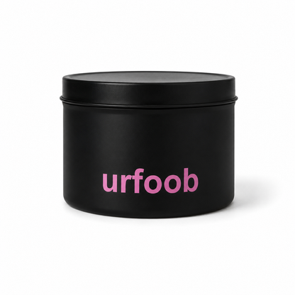 urfoob Matte Black Storage Tin 250ml