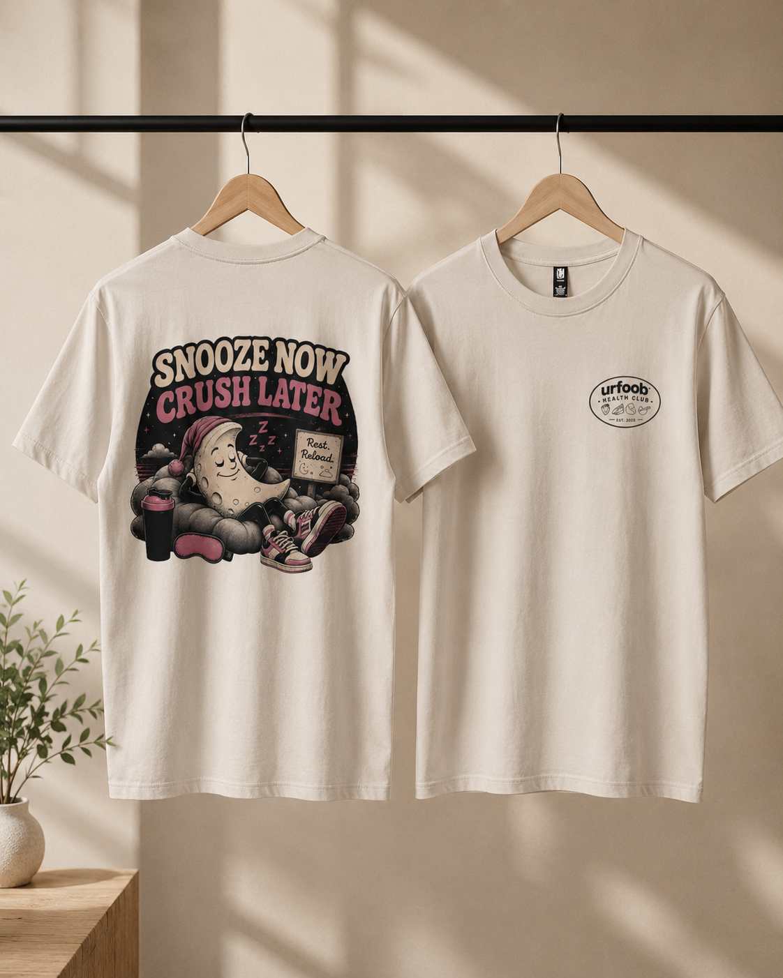 urfoob Health Club RECOVER Tee
